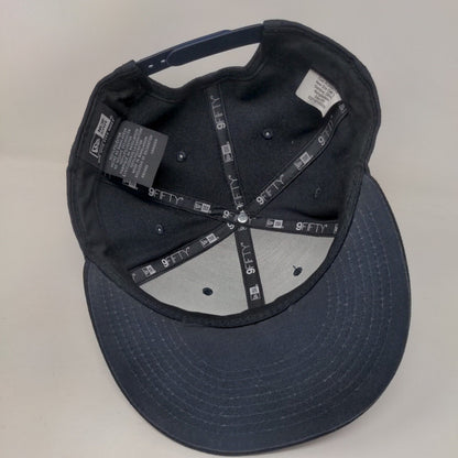 Barstool Snapback Hat Blue OSFM Solid Embroidered New Era 9Fifty