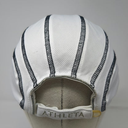 Athleta Baseball Cap White One Size Performance Running Contrast Stitch Hat