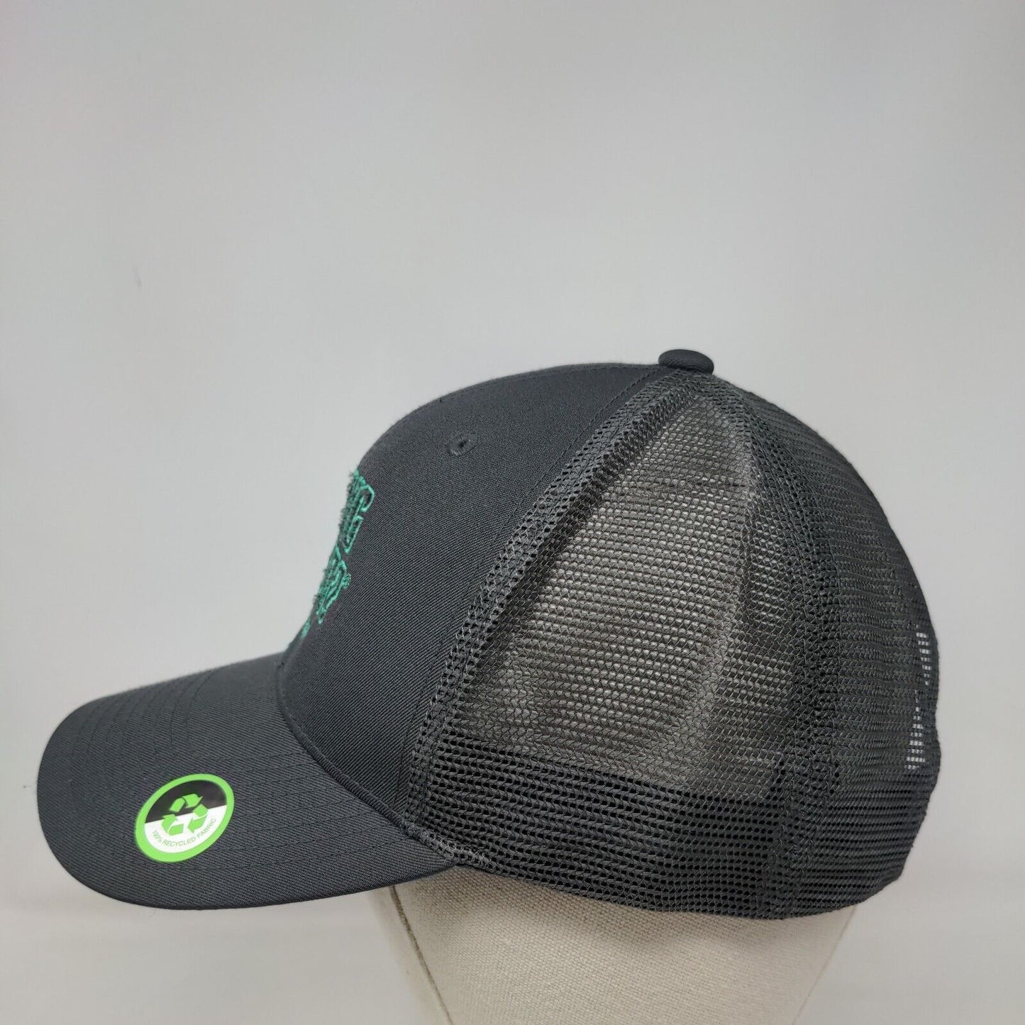 Riding Naked? Foremost Snapback Trucker Hat Gray OS Mesh Back Port Authority