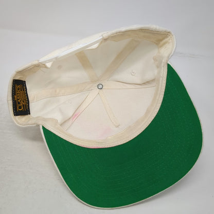 Yupoong 5 Panel White One Size Luffy Gear 5 Anime One Piece Green Underbrim Hat