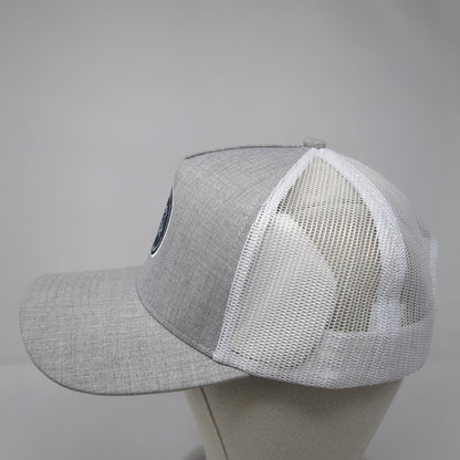 BO12 Servant Leadership Snapback Trucker Hat Gray OS Adjustable Mesh Chilled