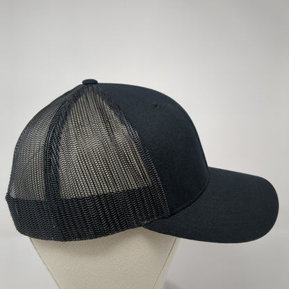 Healthwise Snapback Mesh Back Trucker Hat Black One Size Richardson