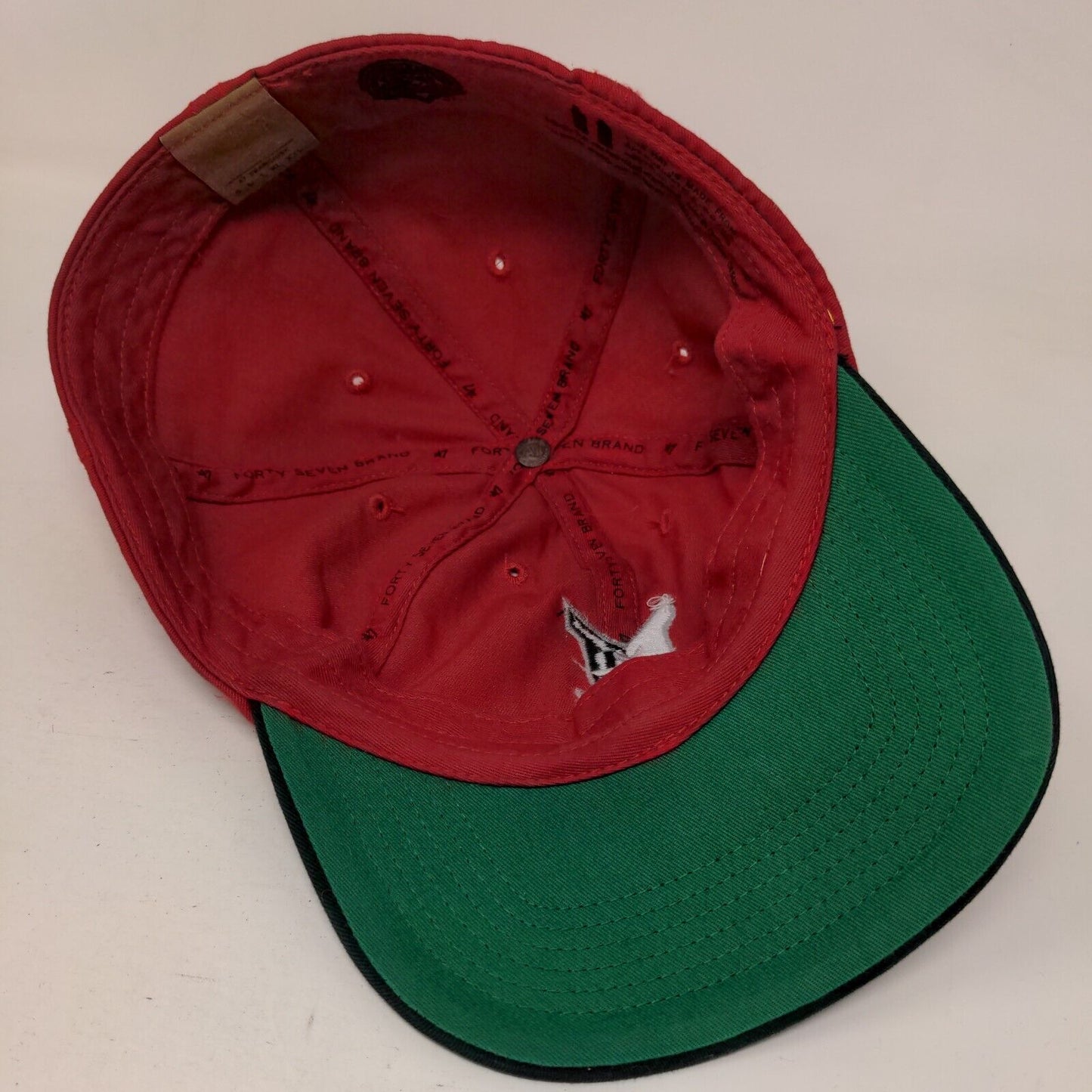 '47 Brand Indianapolis Indians MiLB Fitted Hat Red Black Size XL Embroidered