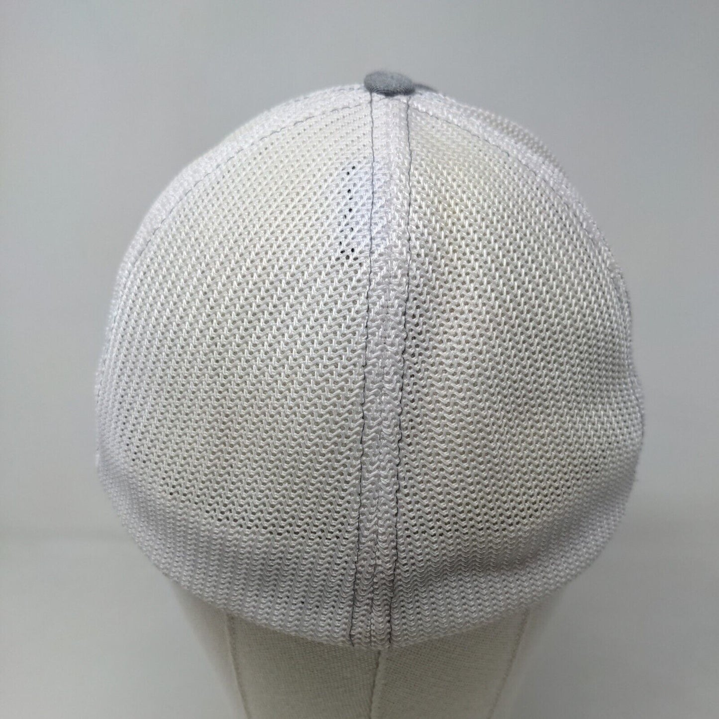 Richardson Men's Fitted Mesh Back Hat Gray Size L/XL Embroidered Mountain Life