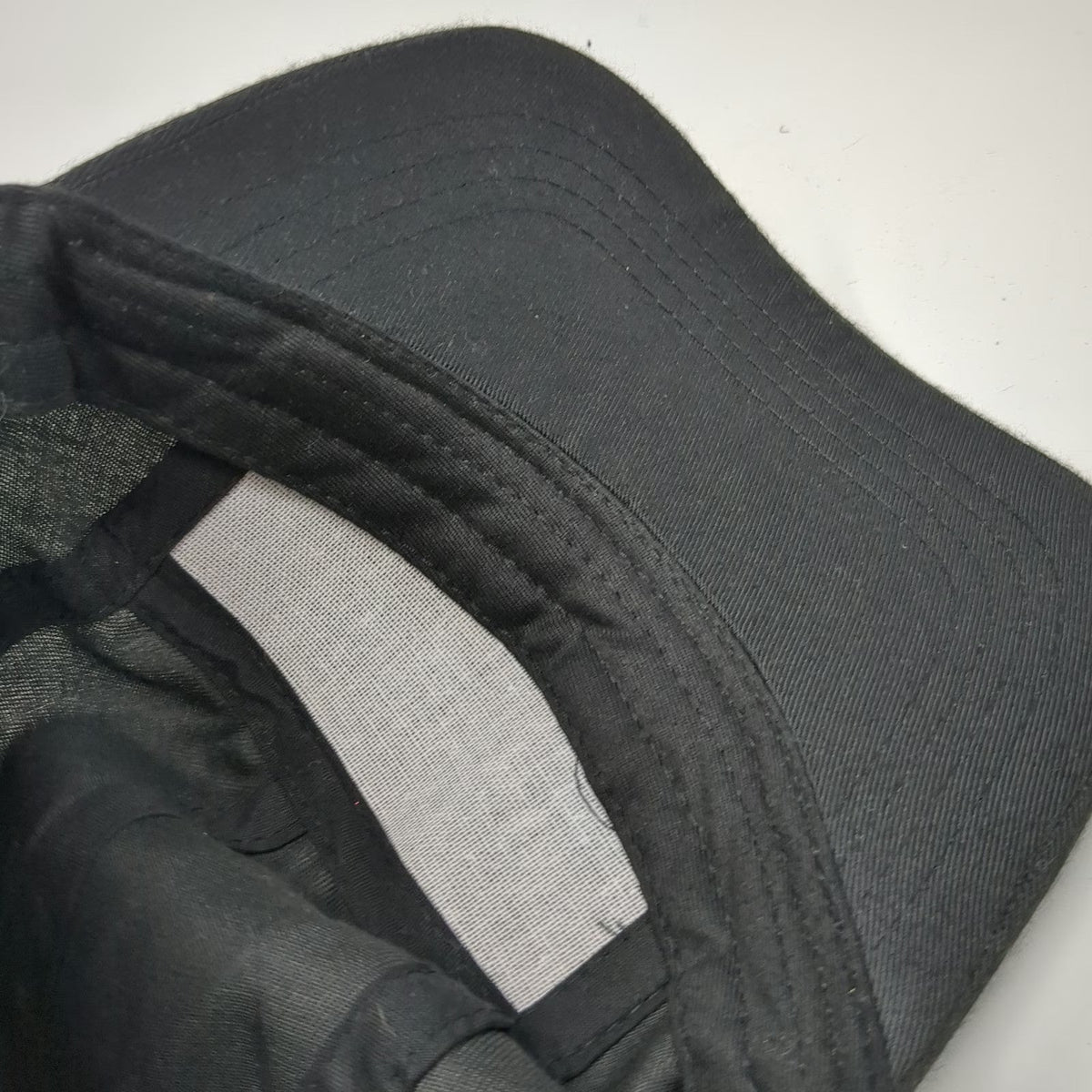 McDonald's 5 Panel Black Hat One Size Recycled Material Logo Strapback