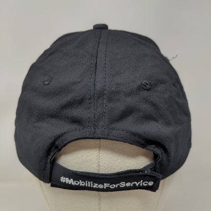 T-Mobile USA Flag Strapback Hat Black One Size Mobilize For Service