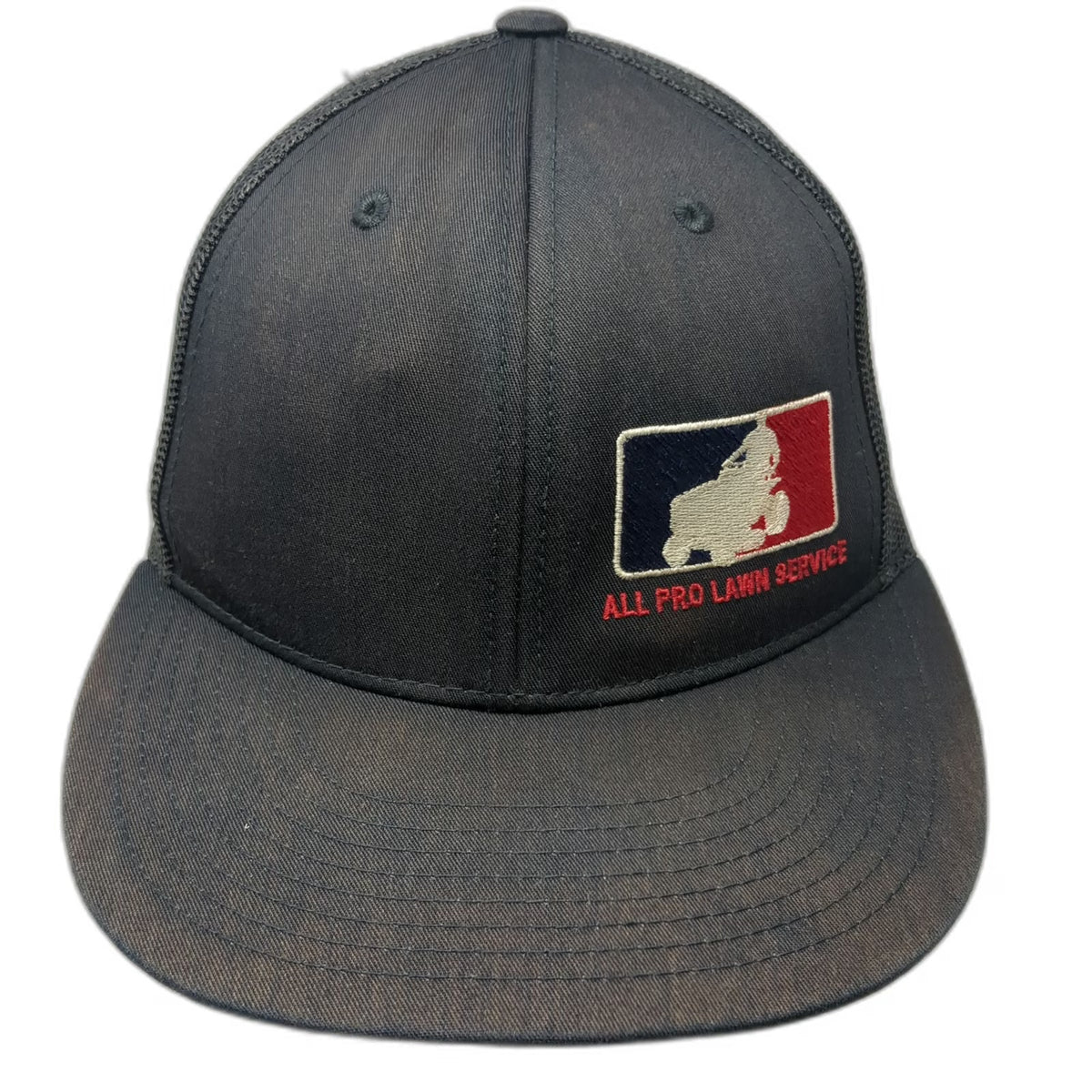 Pacific Headwear Trucker Hat Blue One Size All Pro Lawn Service Mower Snapback