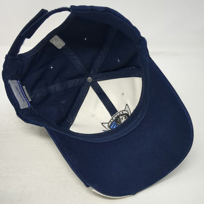 Reebok Dallas Mavericks NBA Blue White Cap One Size Strapback Logo Embroidery