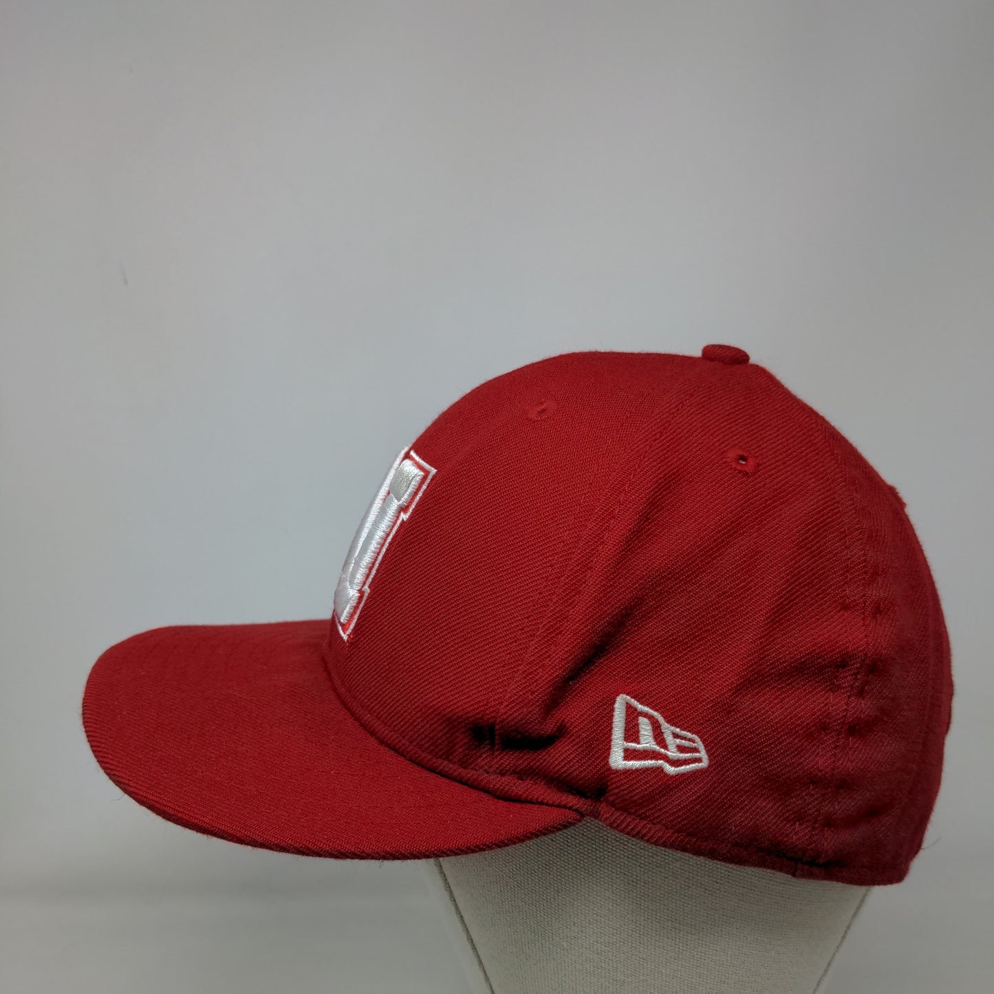 Nebraska Huskers Fitted Hat Red New Era 59Fifty Size 7 5/8 Embroidered 100% Wool