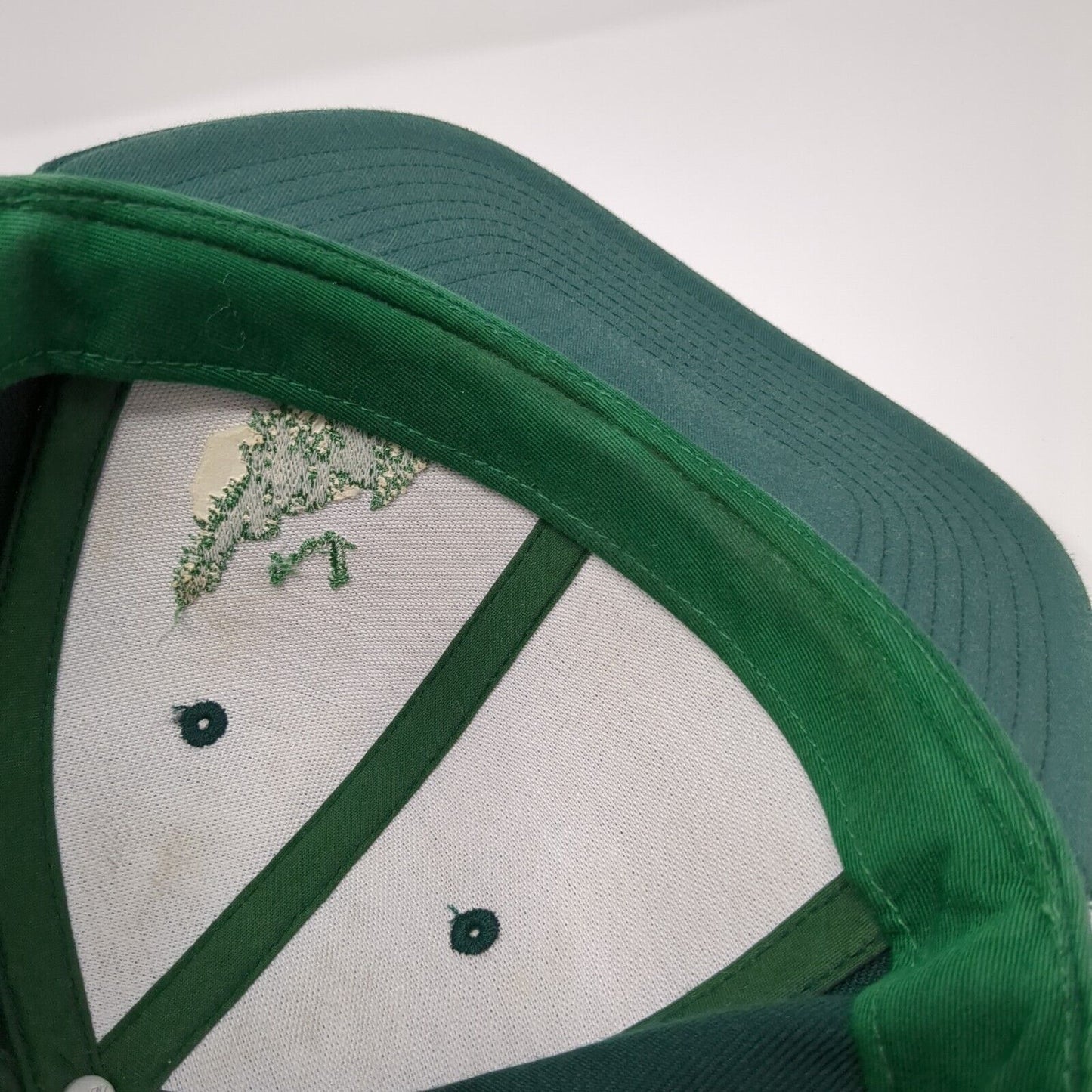 Idaho Snapback Hat Green One Size Embroidered The Classics Yupoong