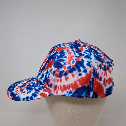 Gertex Strapback Hat Multicolor One Size Adjustable Tie Dye 6 Panel Polyester