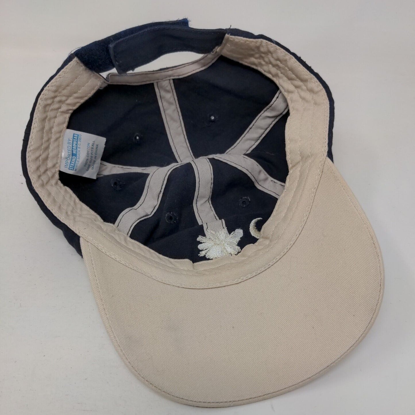 South Carolina Strapback Hat Blue OSFA Embroidered Adjustable 6 Panel
