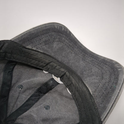 Ocean Wave Slideback Hat Gray One Size Adjustable Embroidered Star Beachside