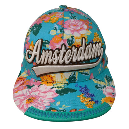 Amsterdam Snapback Hat Multicolor One Size Floral Print Robin Ruth