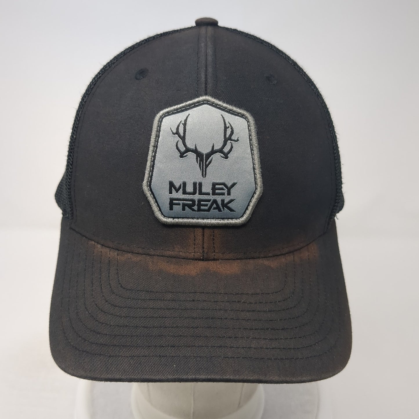 Muley Freak Snapback Trucker Hat Black One Size Adjustable Mesh Back 6 Panel
