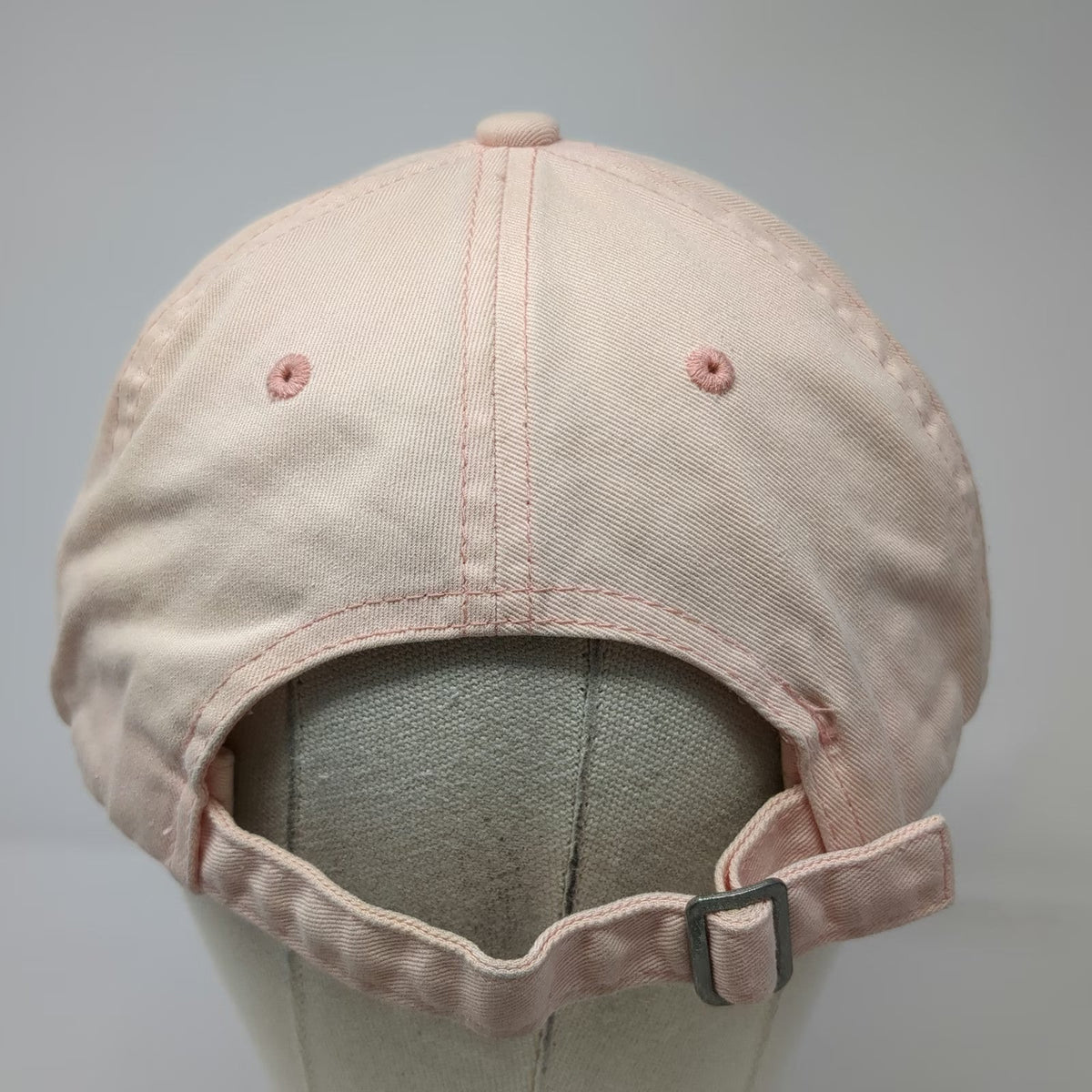 Aeropostale Baseball Cap Pink One Size Log Off Embroidered Cotton Slideback Hat