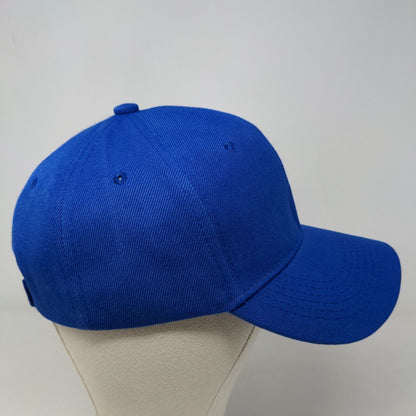 Unbranded Men's Strapback Trucker Hat Blue Adjustable 100% Acrylic