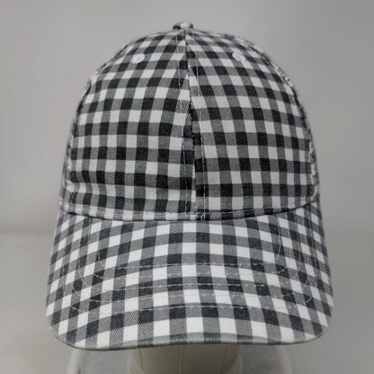 Unbranded Strapback Hat Multicolor OSFM Adjustable Gingham Vented Holes