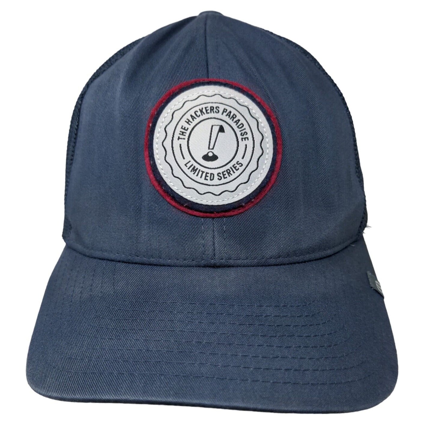 The Hackers Paradise Limited Series Snapback Trucker Hat Blue One Size Mesh Back