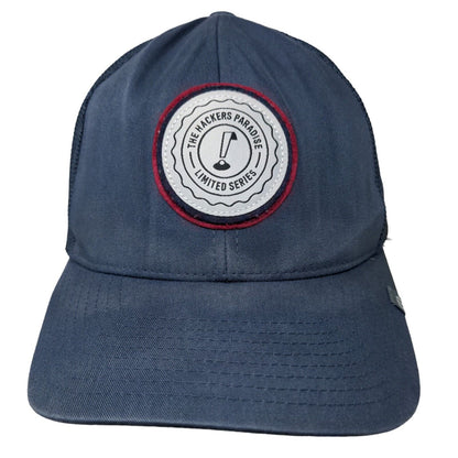The Hackers Paradise Limited Series Snapback Trucker Hat Blue One Size Mesh Back