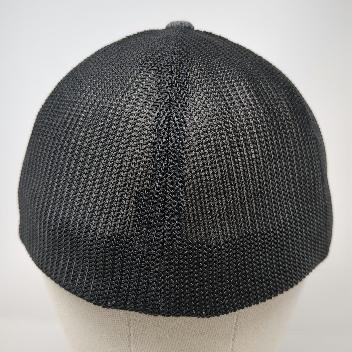 Port Authority Baseball Cap Gray XL Commercial Tire Mesh Back Flexfit Hat