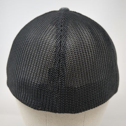 Port Authority Baseball Cap Gray XL Commercial Tire Mesh Back Flexfit Hat