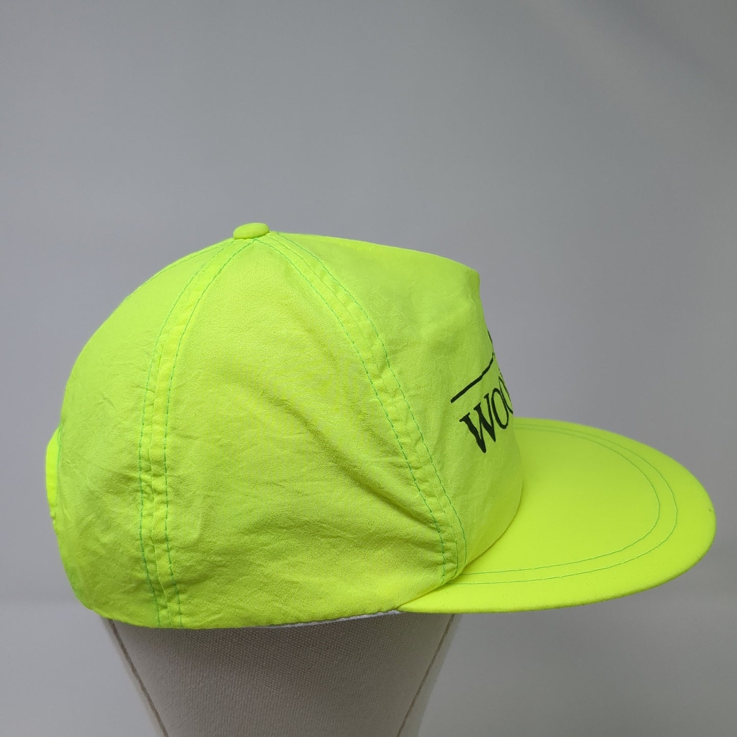 The Woodlands Snapback Hat Green One Size Adjustable Lightweight Nylon
