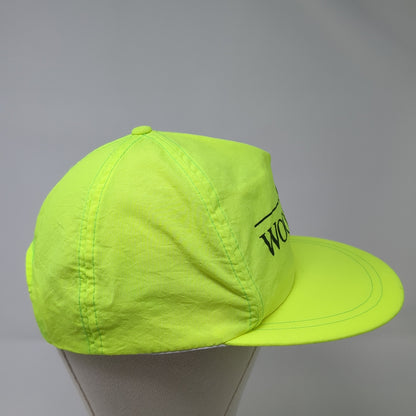 The Woodlands Snapback Hat Green One Size Adjustable Lightweight Nylon