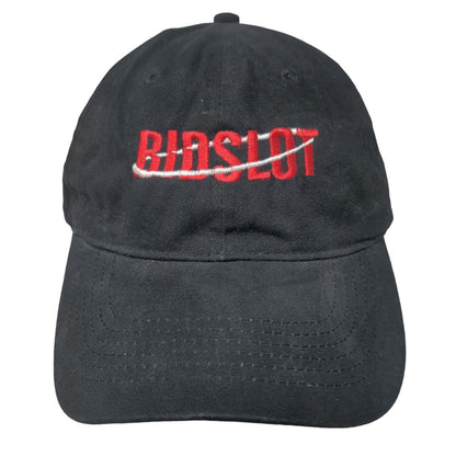 Bidslot Slideback Hat Black One Size Adjustable Embroidered Port & Company