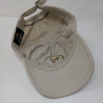 Tamarack Slideback Hat Tan OSFM Embroidered Trailhead To Discovery