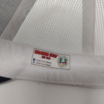 Charro Surf Snapback Trucker Hat Blue OSFA Adjustable Mesh Back 6 Panel