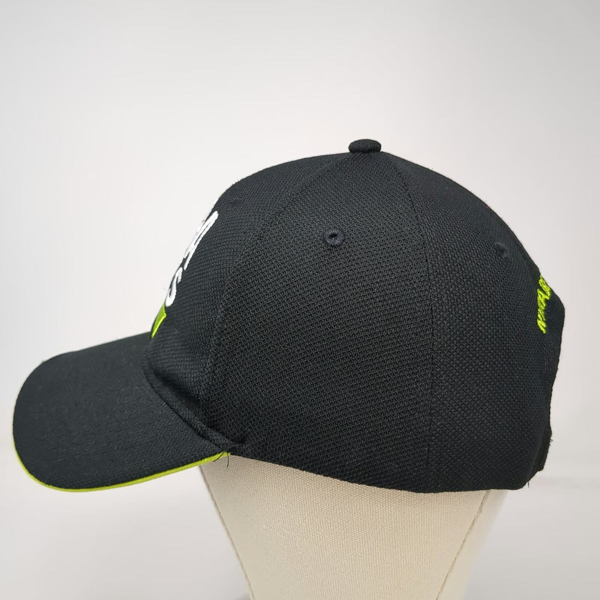 NYRA Bets Horse Racing Betting Black Baseball Cap One Size Hat Strapback Mesh