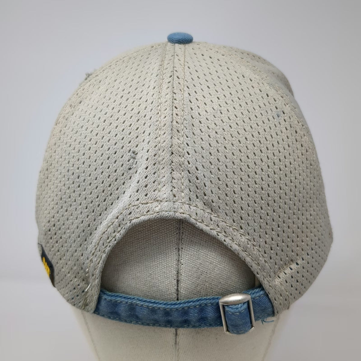 CAT Caterpillar Diesel Baseball Cap Blue One Size Mesh Back Slideback Hat