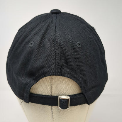 Elidan Baseball Cap Black One Size Slideback Pink Underbrim Cotton Curved Hat