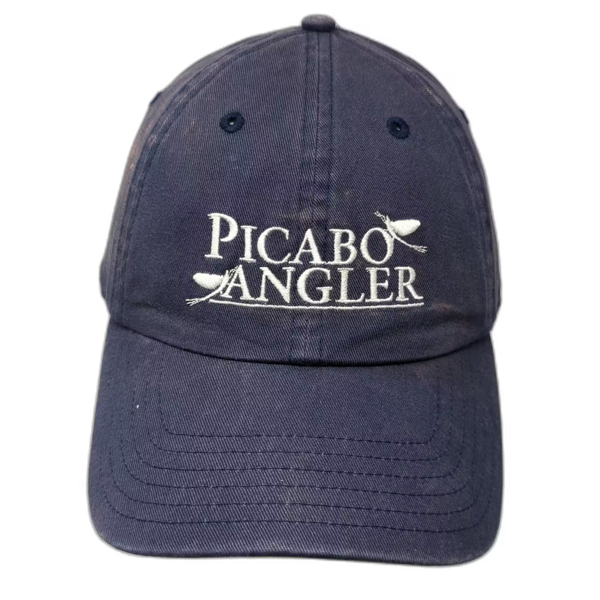 Simms Snapback Hat Blue OS Picabo Angler Fly Fishing Shop Cotton Adjustable