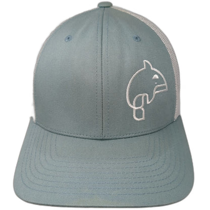 You Know Trucker Hat Blue One Size Snapback Mesh Back Killer Whey Orca Logo Cap