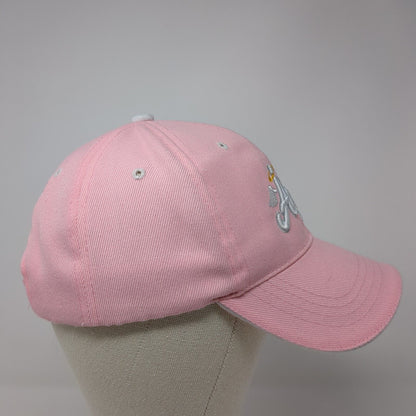 Angel Strapback Hat Pink One Size Adjustable Embroidered Santo Cap