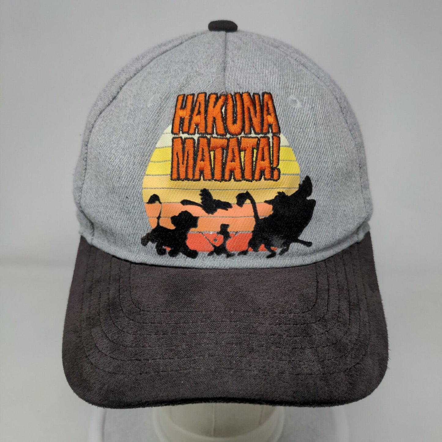 Hakuna Matata Snapback Hat Multi One Size Embroidered Colorblock Disney
