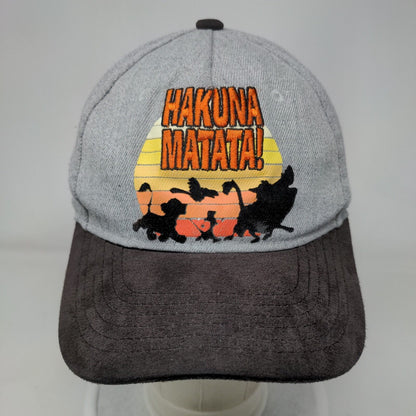 Hakuna Matata Snapback Hat Multi One Size Embroidered Colorblock Disney