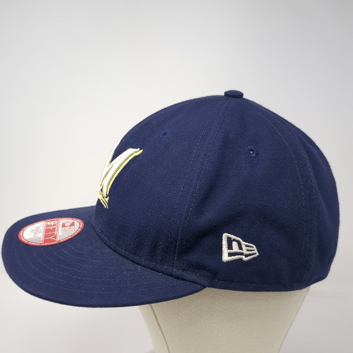 Milwaukee Brewers MLB New Era Snapback Blue One Size National League Patch Hat