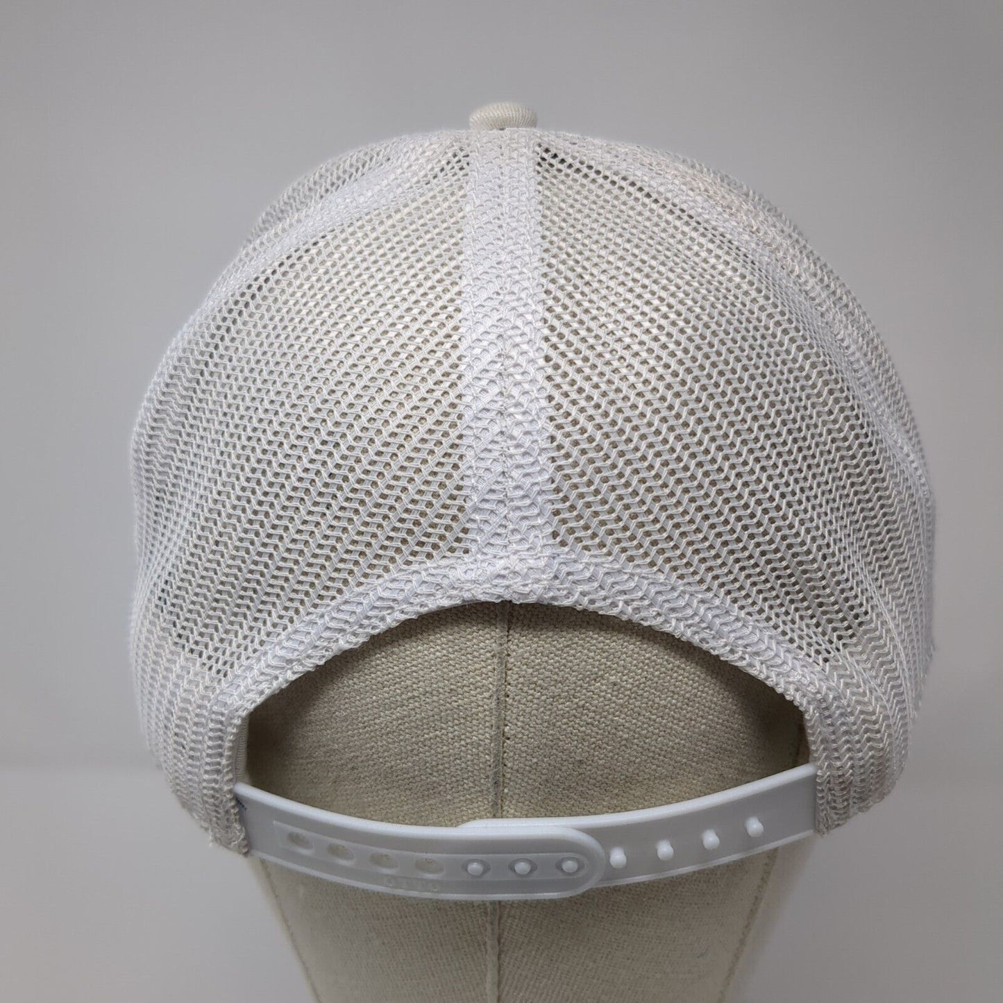 Parform Snapback Mesh Back Trucker Hat White OSFM Embroidered Otto