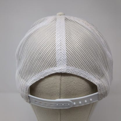 Parform Snapback Mesh Back Trucker Hat White OSFM Embroidered Otto