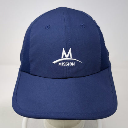 Mission Baseball Cap Blue One Size Enduracool Cooling Adjustable Strapback Hat