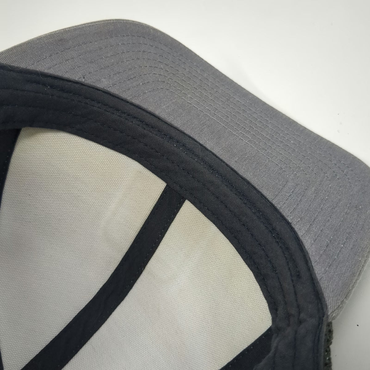 Pacific Headwear Simshot Trucker Hat Gray One Size Mesh Snapback Square Patch