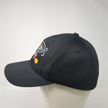 Tacos My Guey Fitted Baseball Cap Black L/XL Mesh Back Flexfit Yupoong