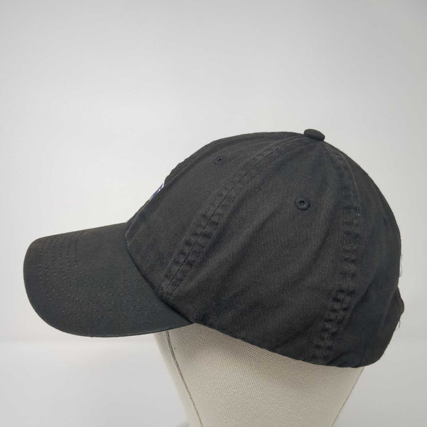 Champion Slideback Hat Black One Size C Logo Embroidered Adjustable