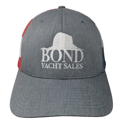 Bond Yacht Sales Snapback Trucker Hat Multicolor One Size Mesh Back Richardson