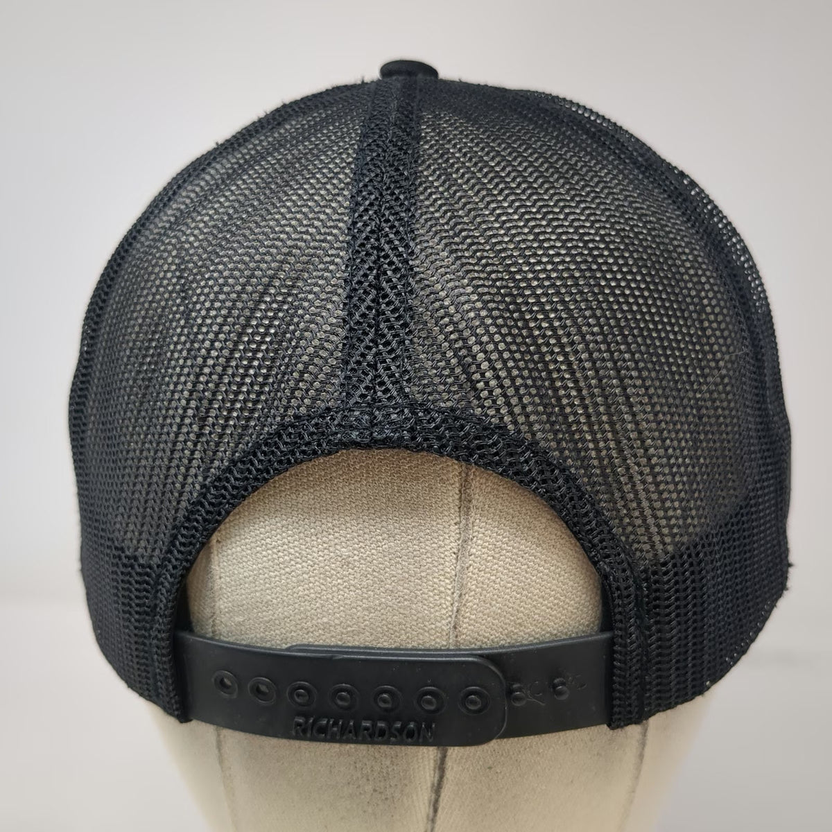 Richardson Trucker Hat Black One Size Rogers Tire Pros Auto Care Mesh Snapback