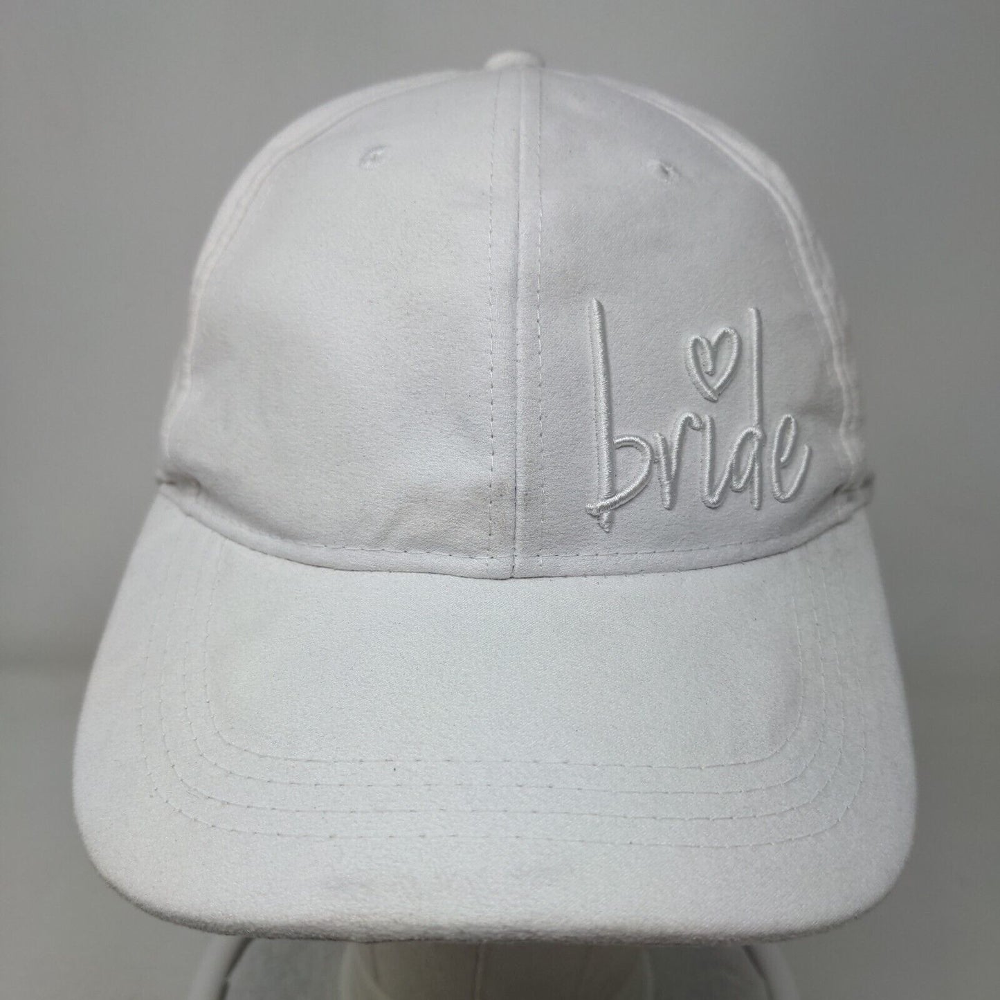 Bride Women's Snapback Hat White One Size Adjustable Embroidered Vented Holes