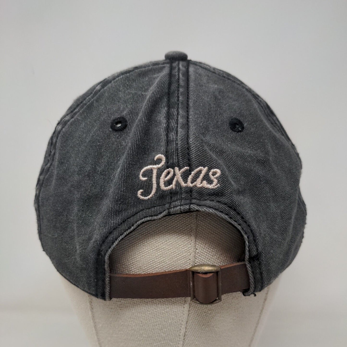 Home Texas Map Slideback Hat Gray OSFM Embroidered Adjustable 6 Panel